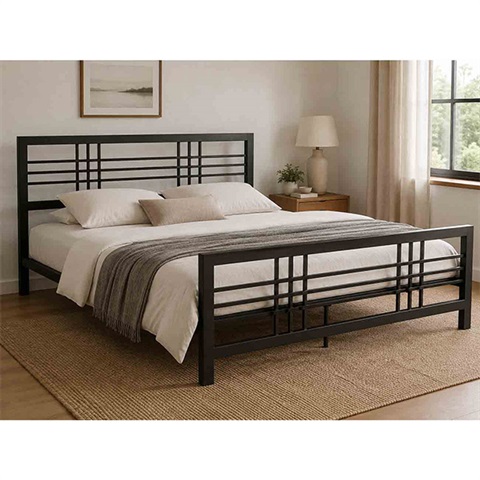 تخت خواب دو نفره فلزی رئال TD3035
